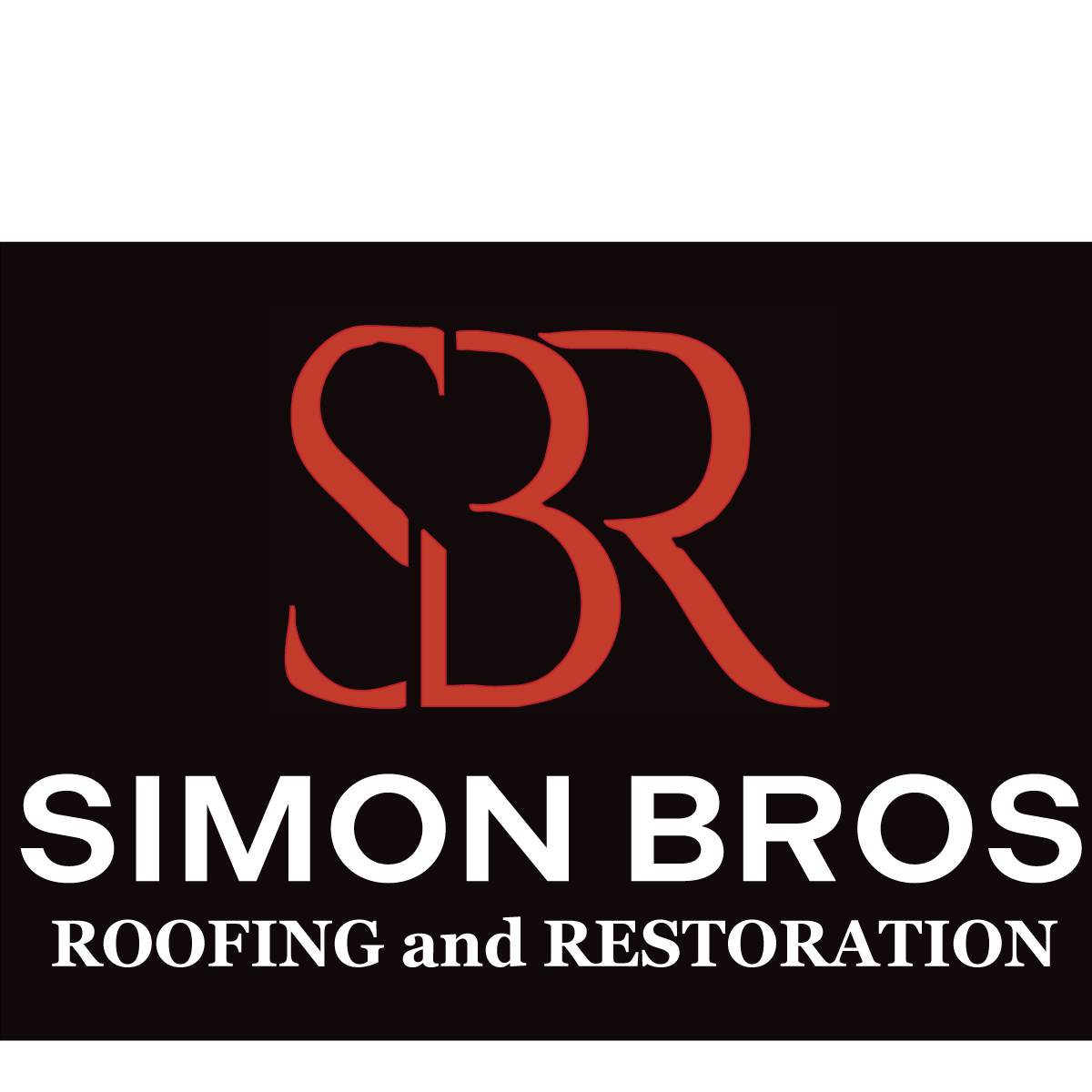 Simon Bros Roofing Logo Blk